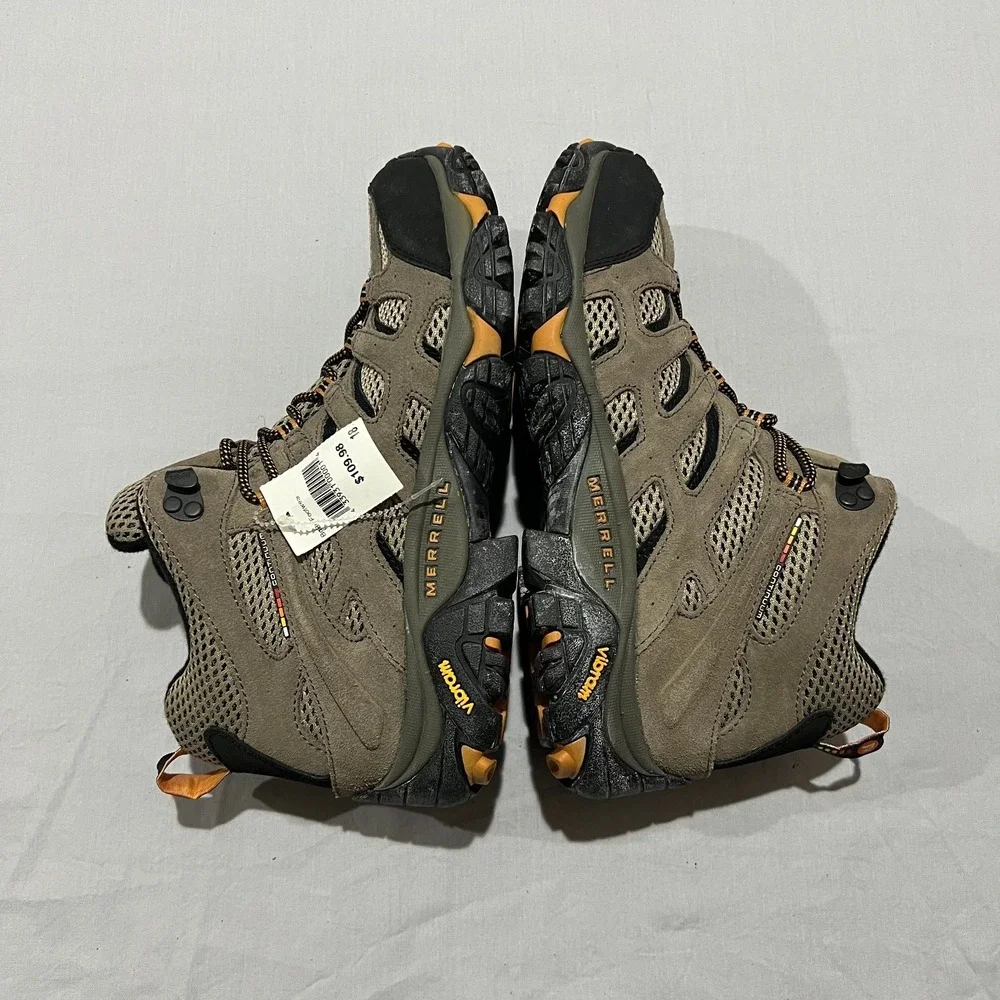 Merrell J86593W Mens Brown Walnut Continuum Vibram Waterproof Hiking Lace Boot 8